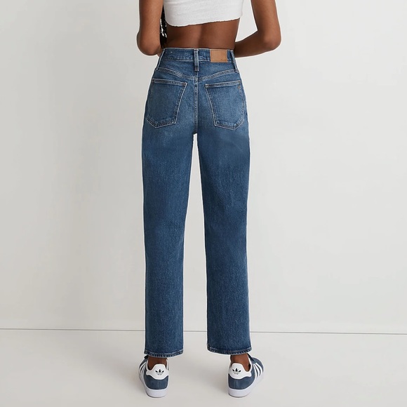 Size 28 Madewell The Perfect Vintage Straight Jean in Mayfield Wash - Picture 6 of 6